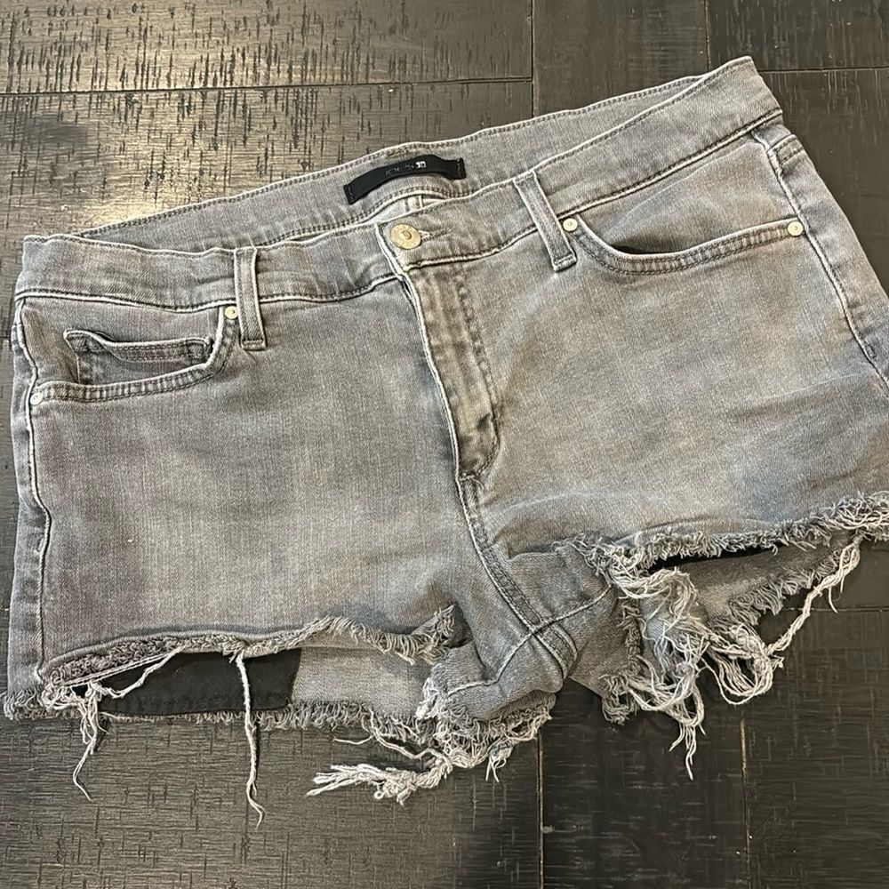 Joe’s Jeans 3” Cut Off Distressed Raw Hem Stretch Denim Jean Shorts 31